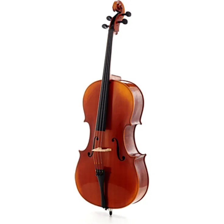 Yamaha VC 7SG44, 4/4 Cello aus handgefertigten Hölzern mit massiver Fichtendecke, inkl. Tasche, Bogen und Kolofon