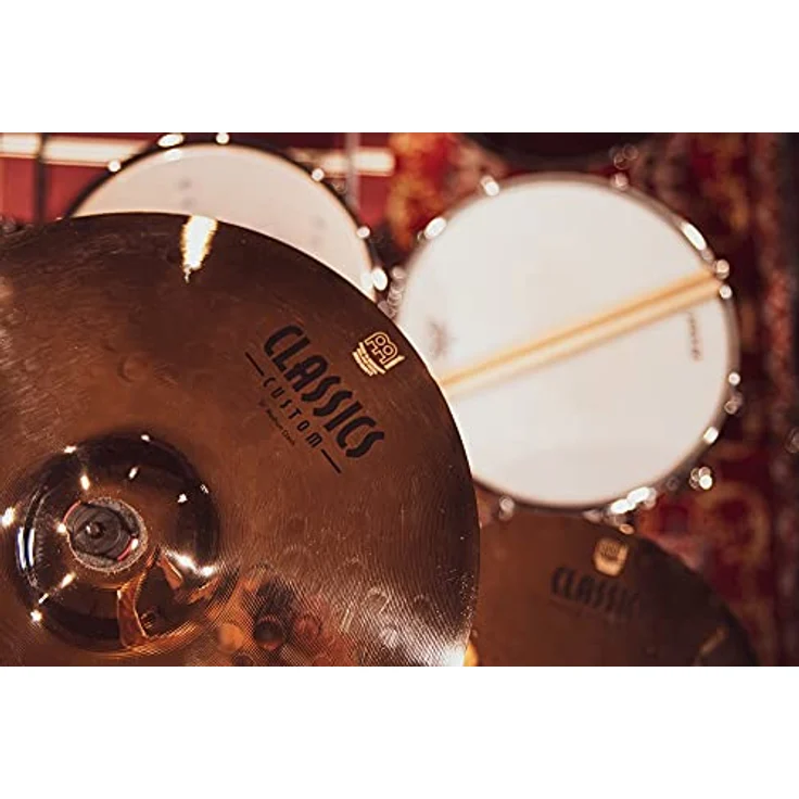 Meinl 16" Classics Custom Medium Crash, Schlagzeugbecken mit brillantem Klang und ausgeglichener Frequenzresponse – Bild 7