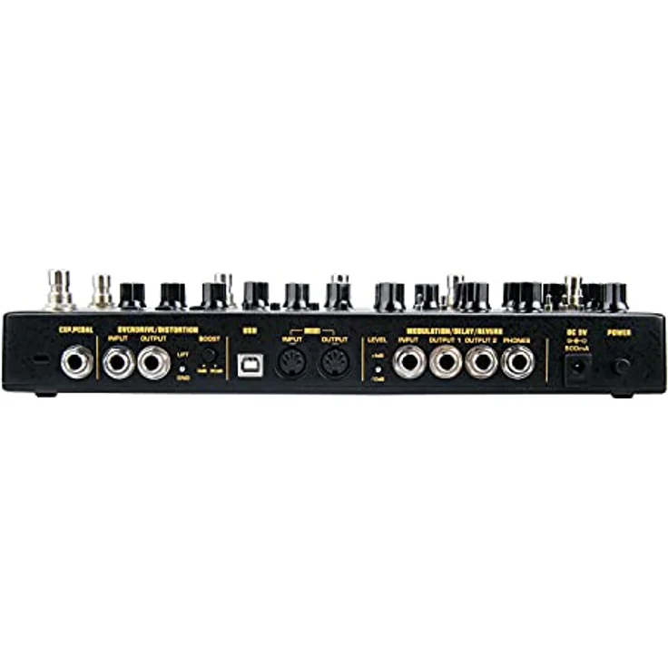 Nux Cerberus, Gitarren-Multieffekt mit 16 Effekttypen, 128 Presets, analogen Overdrive und Distortion, True Bypass, USB Anschluss, schwarz – Bild 6