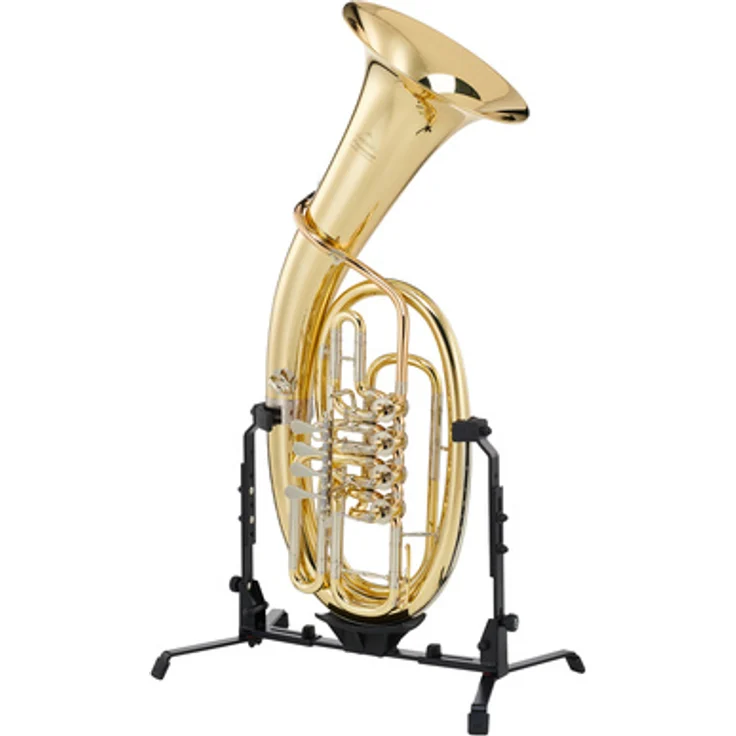 Miraphone 47WL4 07000 Bb-Tenorhorn, 4 Drehventile, Neusilbergarnitur, goldmessing, Klarlack, Gewicht 3,2 kg, inkl. TH10 Mundstück