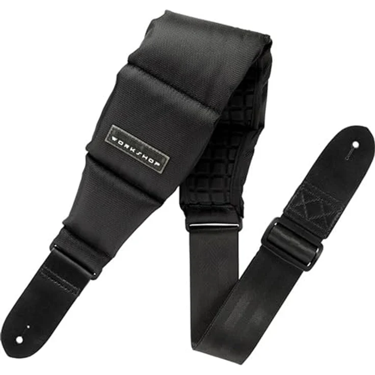 Ibanez BWS900 Bass Workshop Strap, gepolsterter Gitarrengurt aus hochwertigem Nylongewebe, verstellbar von 1020 mm bis 1250 mm, schwarz – Bild 3