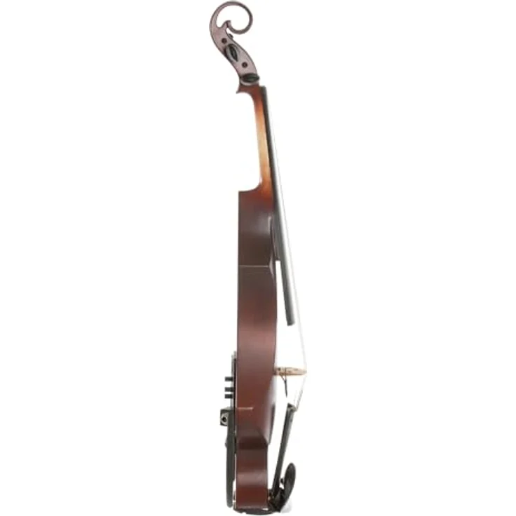 GEWA E-Violine Novita 3.0, elektronische Violine mit Universaladapter für Schulterstützen, 4-saitig, rotbraun, hochwertige Komponenten und präziser Klangqualität – Bild 3
