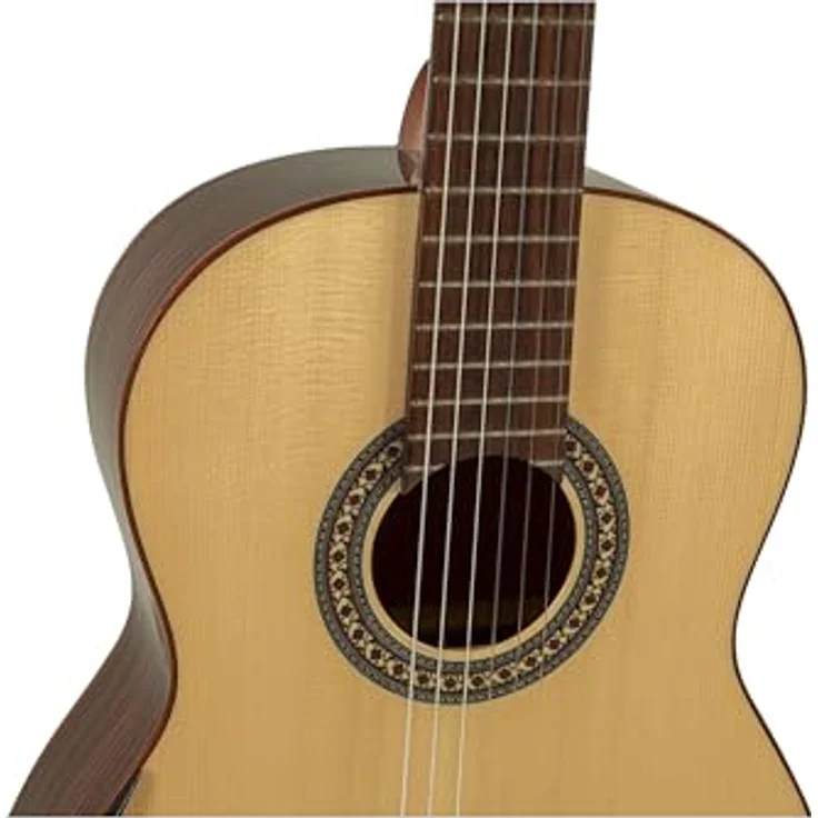 Manuel Rodriguez 60-S Spruce, Konzertgitarre 4/4 mit massiver Fichtendecke und Palisander-Korpus, natur – Bild 5