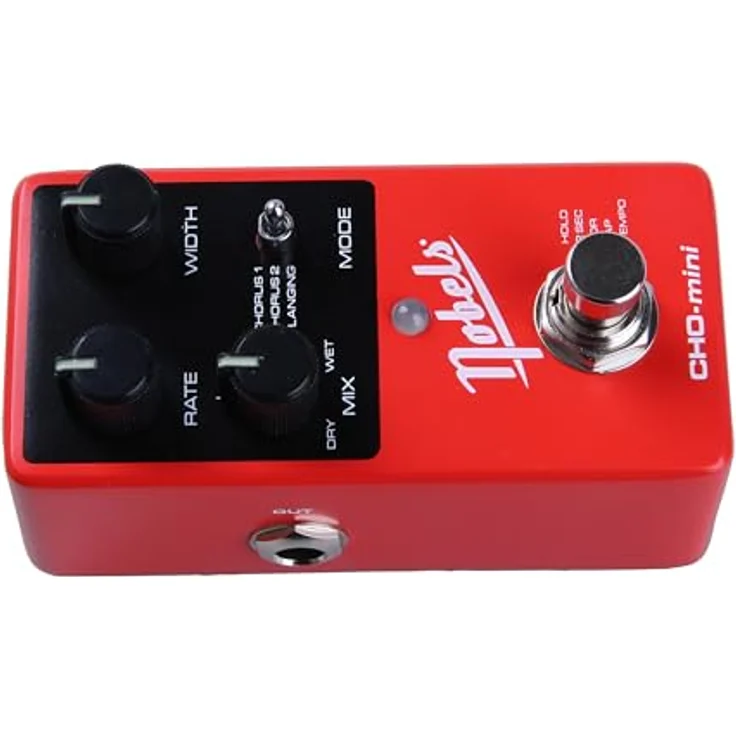 Nobels CHO-mini Chorus, E-Gitarren Effektpedal mit 3 Modi, kompaktes Design, Mono/Stereo-Ausgänge – Bild 5