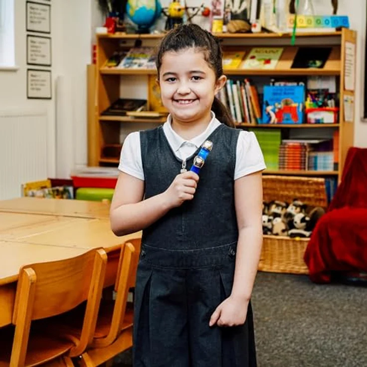 A-Star TC19 3 Bell Handbells, mit schwerem Ledergriff, ideal für Kinder – Bild 4