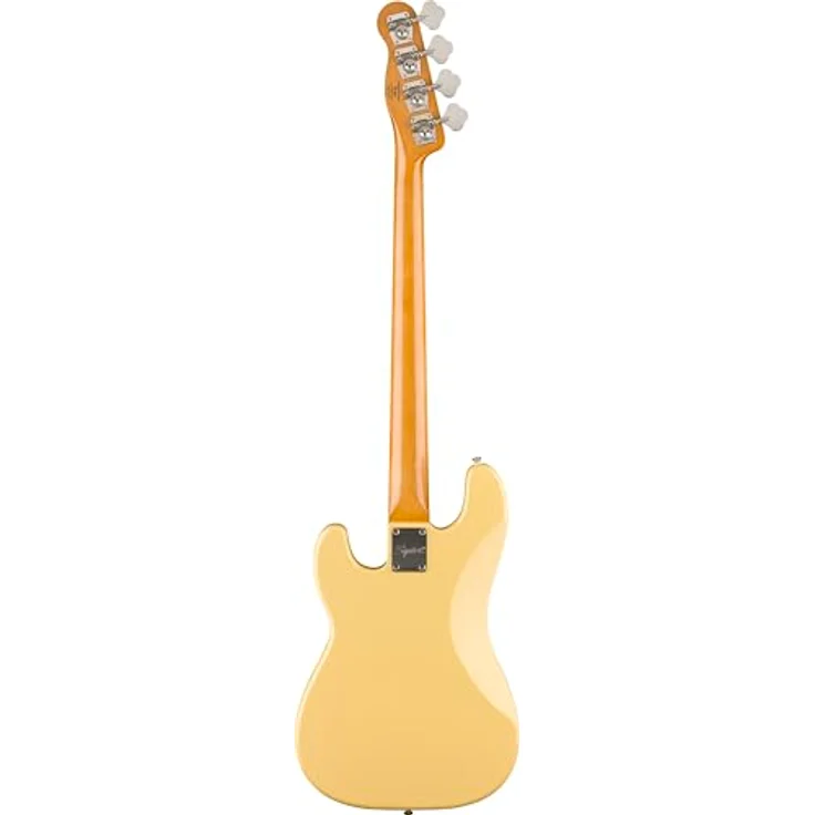 Squier CV Tele Bass MN PPG VWT, E-Bass mit Pappel Korpus, Ahorn Hals und Vintage White Finish – Bild 2