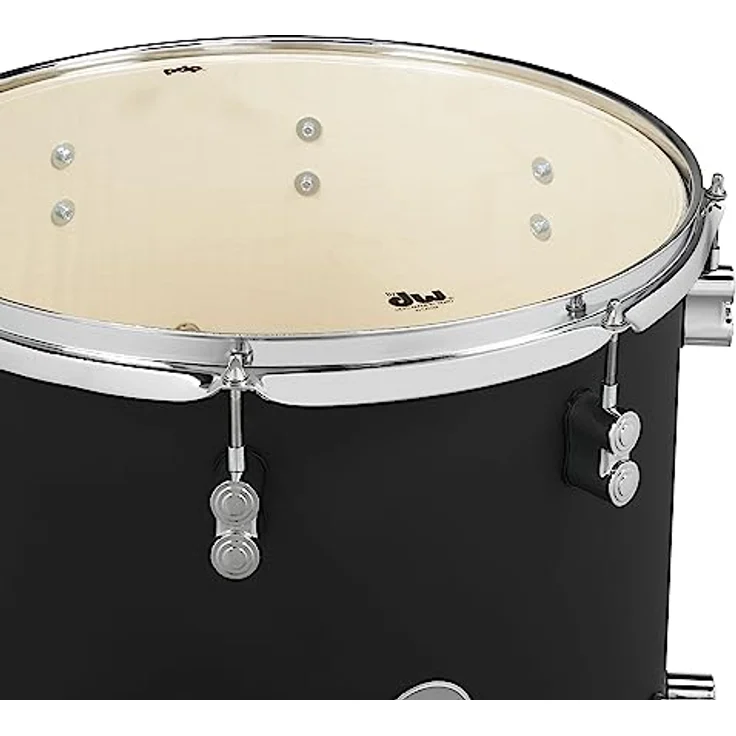 DW PDP CM4 Studio, Schlagzeugset in Satin Black mit 100% Ahornholz-Kesseln, 7-lagig, inkl. 10"x08", 12"x09", 14"x14" Toms und 20"x16" Bass Drum – Bild 3