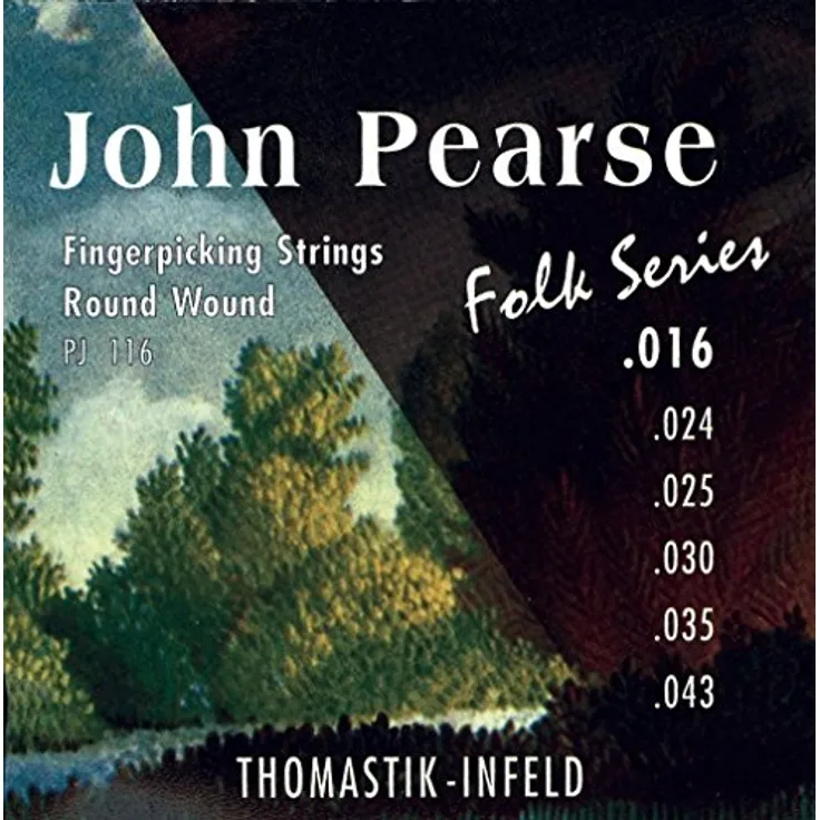 Thomastik-Infeld PJ35 A-Saite, Klassikgitarrensaiten aus der John Pearse Folk Series, Stärke .035 - Light, brillanter Klang