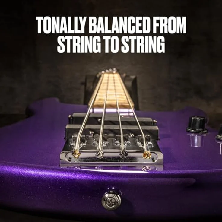 Dunlop Frank Bello Bass Set 45-105 L, Hybrid Wound Nickel & Steel E-Bass Saiten für 4-saitige Instrumente, Long Scale – Bild 5