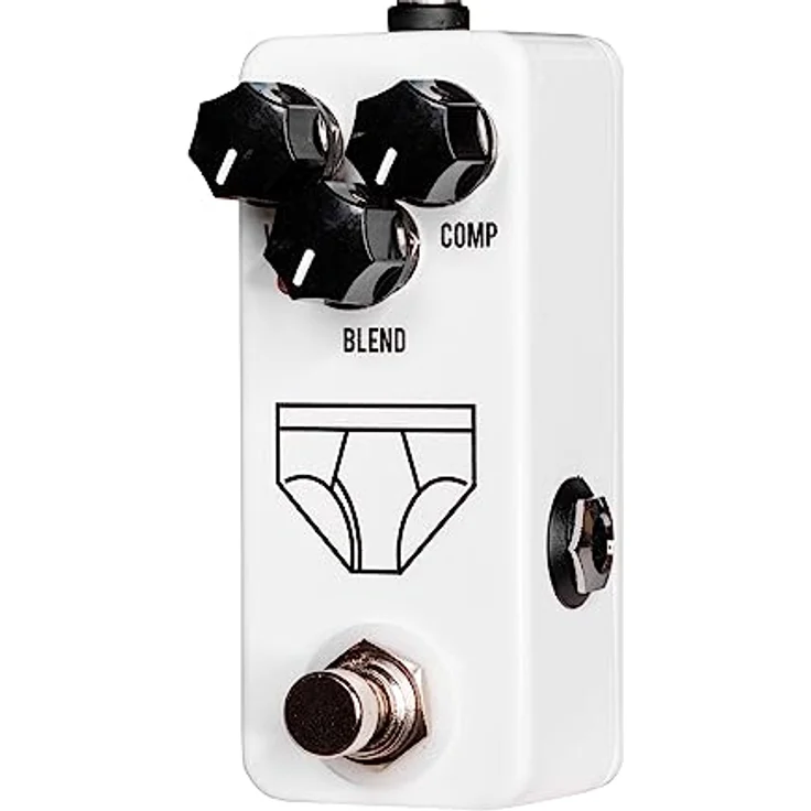 JHS Pedals Whitey Tighty-Mini Compressor, analoges Effektpedal mit FET-basiertem Schaltkreis, True Bypass, kompaktes Metallgehäuse, weiß – Bild 2