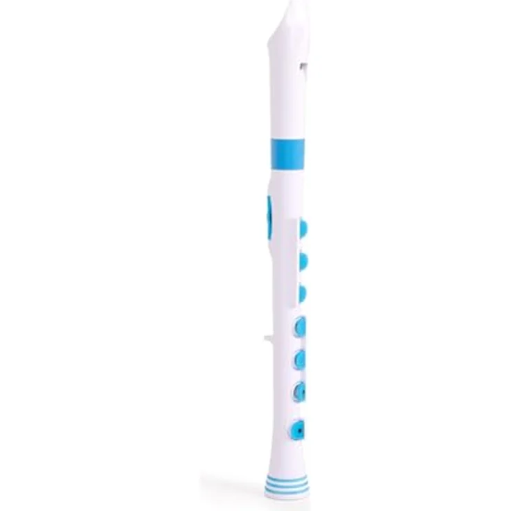 Nuvo Recorder+ Baroque white-blue, Sopranblockflöte in C mit Barocker Griffweise, TÜV geprüfter Leicht-Polymer Korpus und abnehmbaren Farbringen – Bild 10