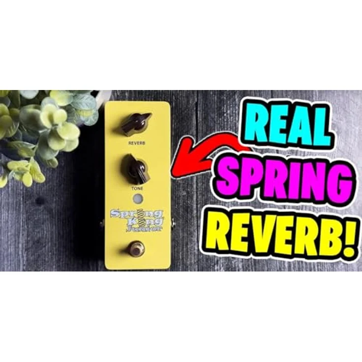 Danelectro SKJ-1 Spring King Junior, Analog Spring Reverb Effektpedal mit echtem Federhalltank und True Bypass – Bild 4