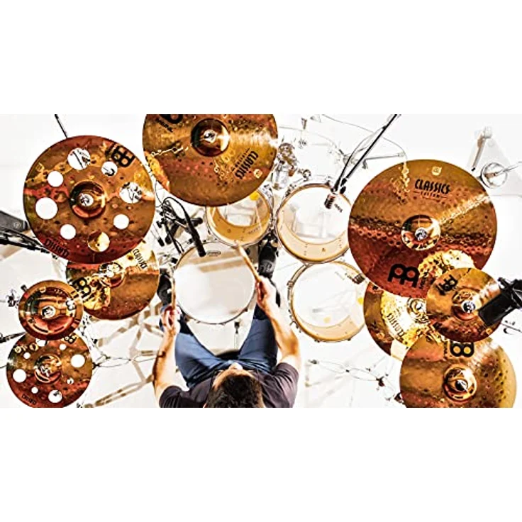 Meinl 12" Classics Custom Trash Splash, Schlagzeugbecken mit brillanter Oberfläche und kurzer Ausklingzeit – Bild 6