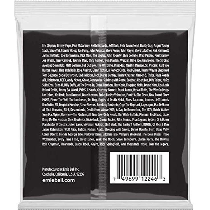 Ernie Ball 2246 Stainless Regular, E-Gitarren Saiten Set aus Edelstahl, 010-046, knackiger Klang – Bild 2