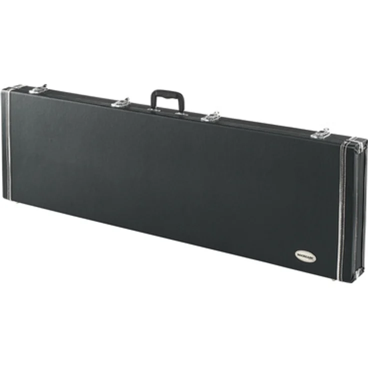 Rockcase RC 10622B Warlock Bass Case, stabiles Holzcase für Warlock und Thunderbird Bass, schwarz, mit 20mm Polsterung und 2 Schlössern
