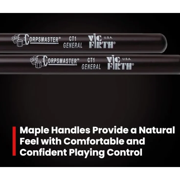 Vic Firth Corpsmaster® Timpani, Drumsticks mit synthetischem Filzkopf und Ahornschäften – Bild 2