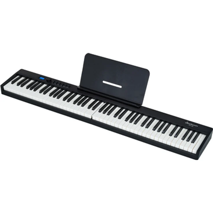 Startone FP-90 Folding Piano, 88 Tasten mit Anschlagdynamik, 128 Sounds, Bluetooth, Schwarz