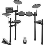 Yamaha DTX402K E-Drum Set mit DTX402 Drum Modul, 287 Sounds, 10 User Kits, USB MIDI Anschluss, 4x 7,5" Pads, 1x KU100 Kick Pedal, 3x 10" Beckenpads