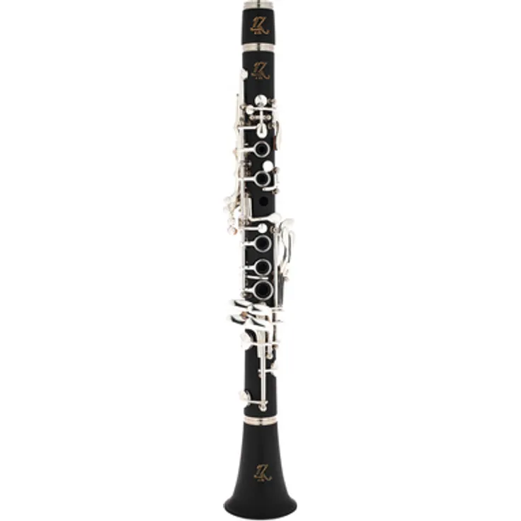 RZ Clarinets Eb-Clarinet Student 17/6, Es-Klarinette mit 17 Klappen, hochwertigem ABS-Material und versilberter Mechanik, inkl. Koffer und Reinigungsset