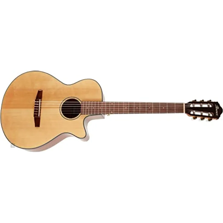 Ibanez AEG50N-NT, Konzertgitarre mit Nylon-Saiten, Fichtendecke, Cutaway und Tonabnehmer System