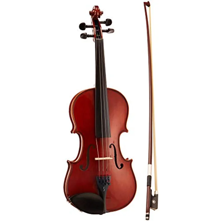 Stentor SR1550 Conservatoire 4/4, Violine mit massiver Fichtendecke und Ahornkorpus, inkl. Rechteck-Etui und Bogen