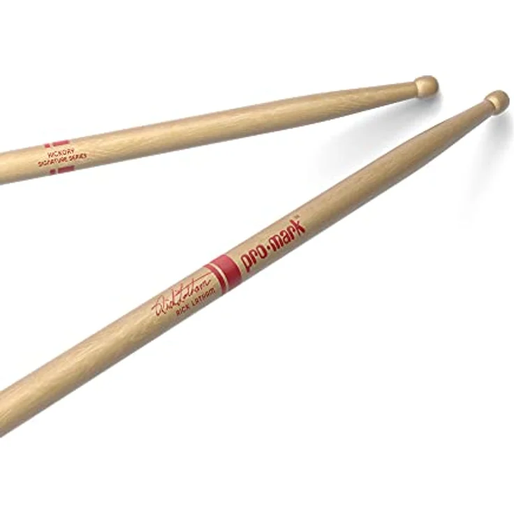 Pro Mark TX717W Rick Latham, Hickory Drumsticks mit faßförmigem Holzkopf, 40,64 cm Länge, 1,40 cm Durchmesser – Bild 1