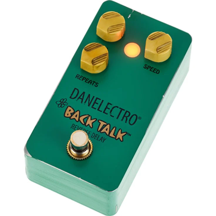 Danelectro Back Talk Reverse Delay, Effekt Pedal mit Reglern für Mix, Speed und Repeats, True Bypass, Metallgehäuse – Bild 1