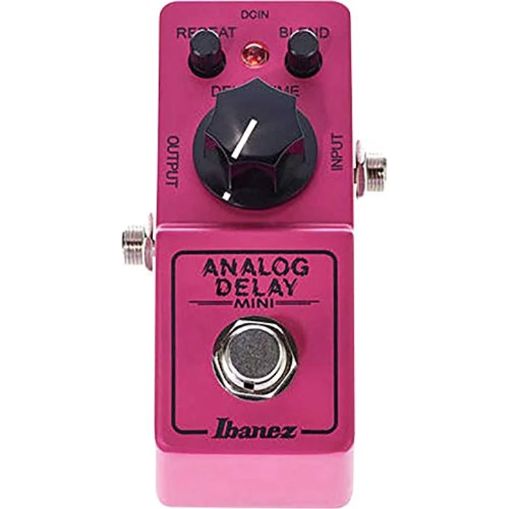 Ibanez ADMini Delay Pedal, analoges Effektgerät mit True Bypass, 20ms - 600ms Delayzeit, kompakte Größe 50.9mm x 92.6mm x 55.1mm, Made in Japan – Bild 5