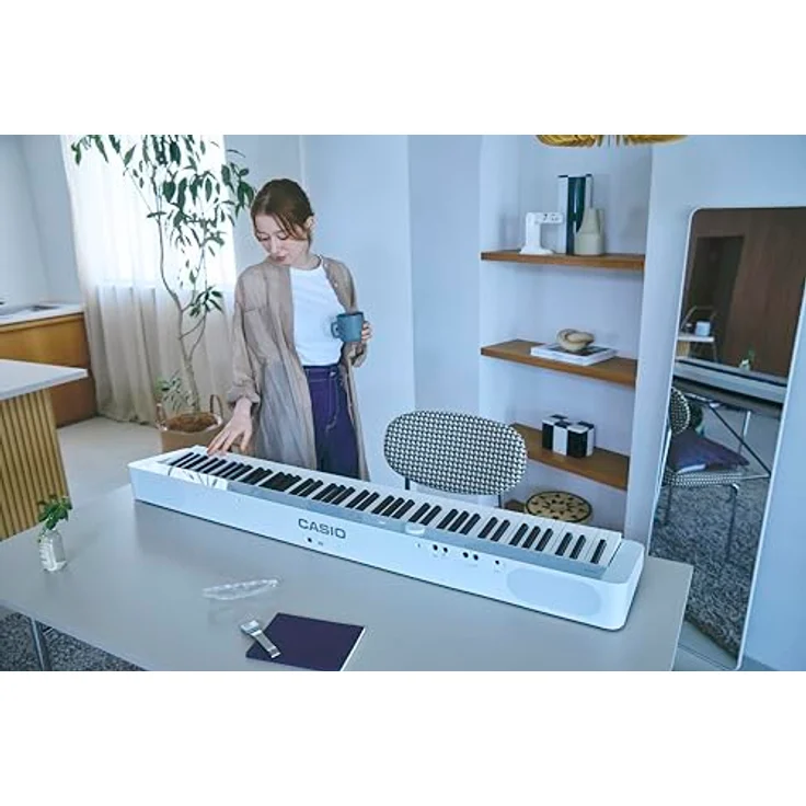 Casio PX-S1100CB, Digitalpiano mit 88 gewichteten Tasten, 18 Sounds, Bluetooth-Midi, Calm Blue – Bild 8