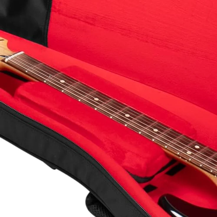 Gator Icon 2 E-Gitarren Gigbag, schwarz, für 2 Gitarren mit versteckten Rucksackgurten und abnehmbarer Nackenstütze – Bild 16