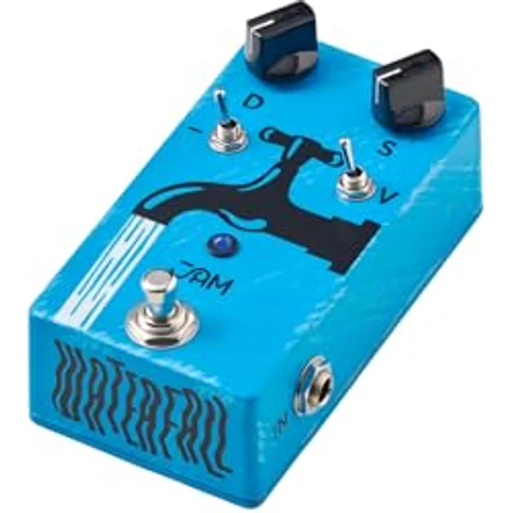 JAM pedals Waterfall, vollanaloges Chorus/Vibrato Effektpedal für E-Gitarre mit Depth und Speed Reglern, Handmade in Greece – Bild 2