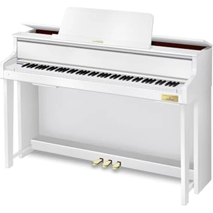 Casio GP-310 WE Celviano, Grand Hybrid Digitalpiano mit 88 Tasten, drei Flügelklängen, AiR Grand Sound Source, weiß matt – Bild 5