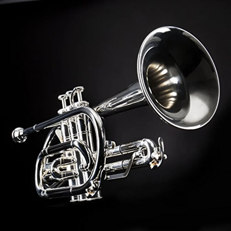 Yamaha YCR-8335 GS 02 Bb-Kornett, NEO-Serie Profiklasse mit 11,9 mm Bohrung, einteiliges Goldmessing-Schallstück, versilbert, inkl. Koffer und Mundstück – Bild 2