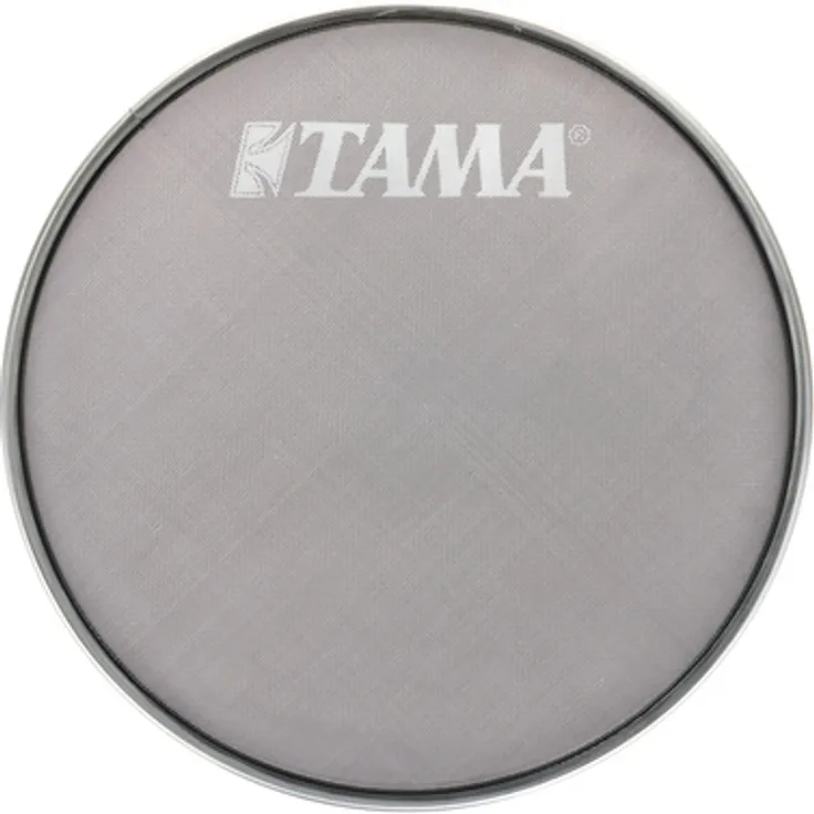 Tama 08" Mesh Head, einlagig, schwarzes Schlagzeugfell zur Lautstärkereduktion und Nutzung mit Drum Triggern