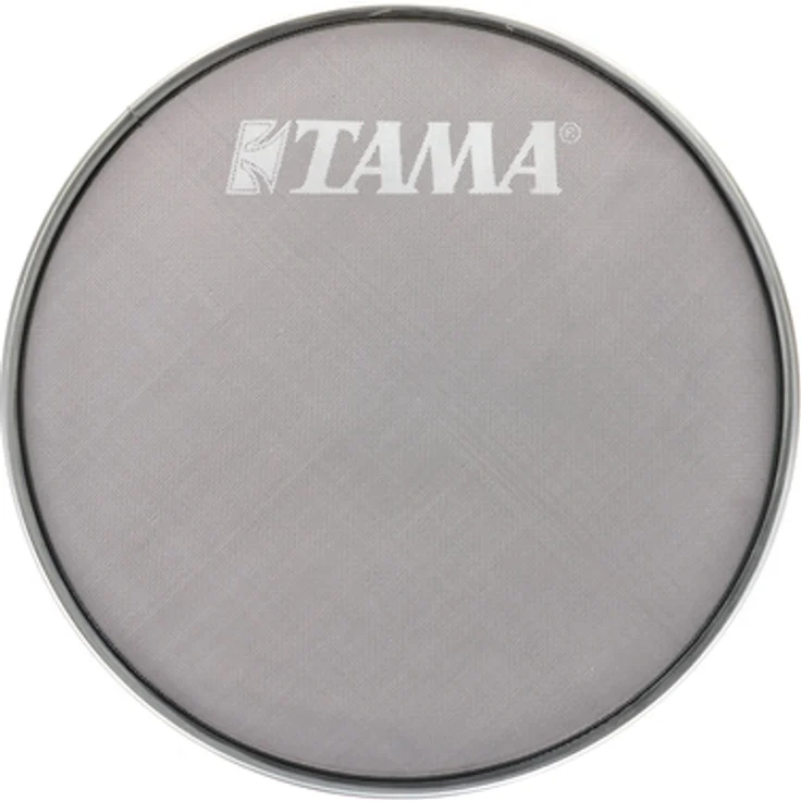 Tama 08" Mesh Head, einlagig, schwarzes Schlagzeugfell zur Lautstärkereduktion und Nutzung mit Drum Triggern
