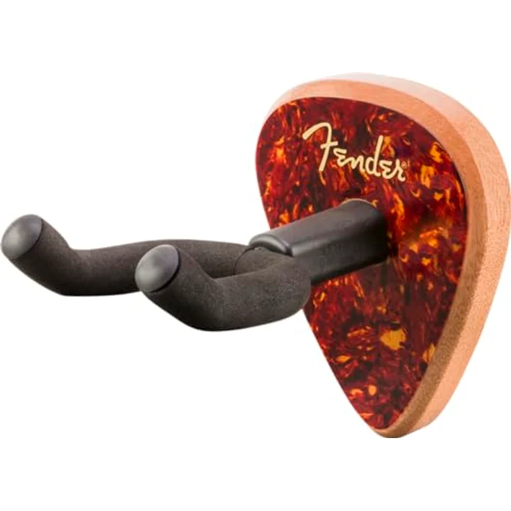 Fender 351 Guitar Wall Hanger, Gitarren-Wandhalterung in klassischer 351 Form, Tortoise, gepolsterte Kopfstütze und schwenkbar – Bild 3