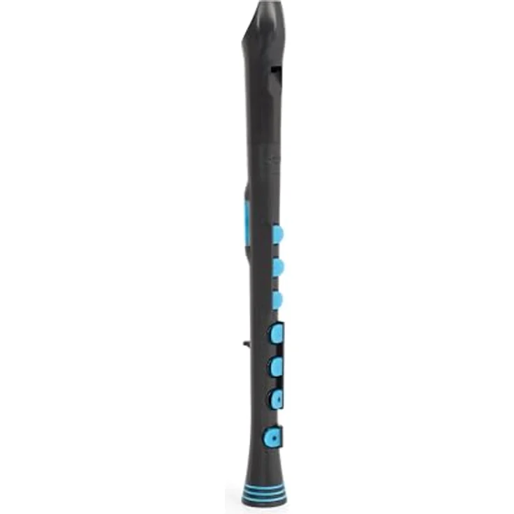 Nuvo Recorder+ Baroque, Sopranblockflöte in Schwarz-Blau mit barocker Griffweise und Silikonklappen – Bild 3