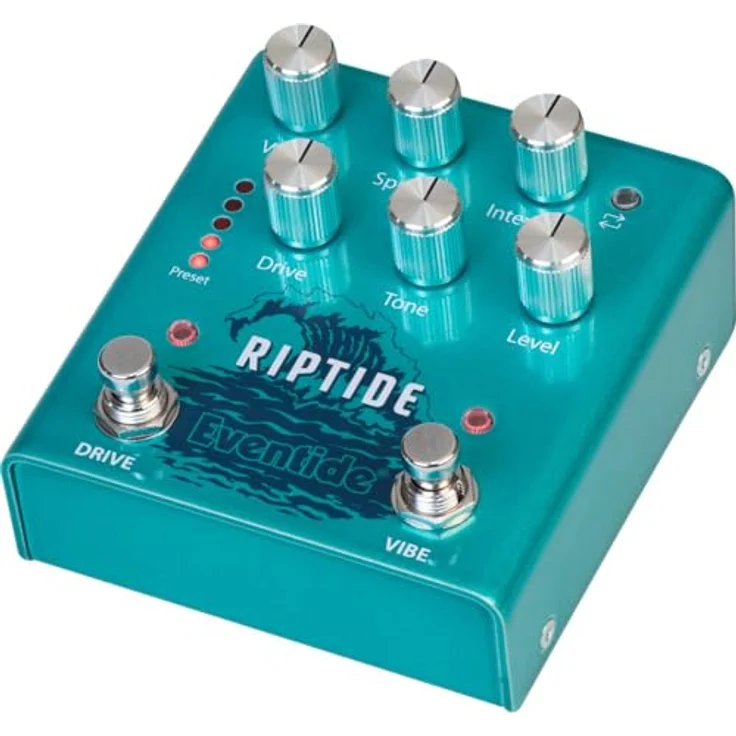 Eventide Riptide Dual-Voice Drive/Uni-Vibe, Overdrive-Pedal für E-Gitarre mit Stereo-Overdrive und Uni-Vibe, schwarz – Bild 5