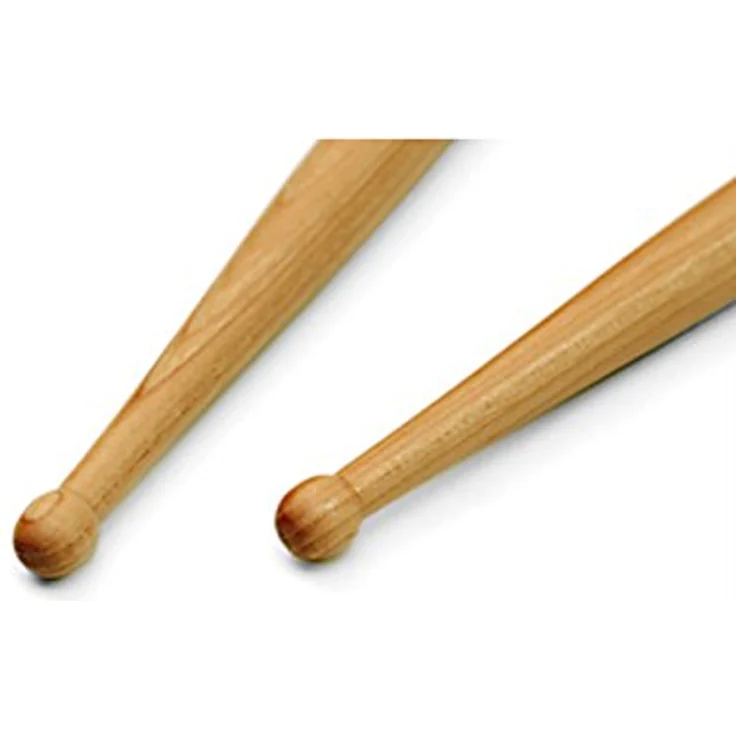 Rohema RT5B Hickory Drum Stick, Round-Tip, lackiert, 413mm Länge, 15mm Durchmesser, Made in Germany – Bild 3