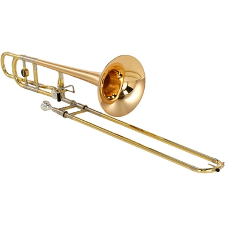 Yamaha YSL-882 GOII, Tenorposaune mit Quartventil, open wrap Bauweise, 220mm Schallbecher, klar lackiert, inkl. SLC-825 Koffer und 51C4L Mundstück