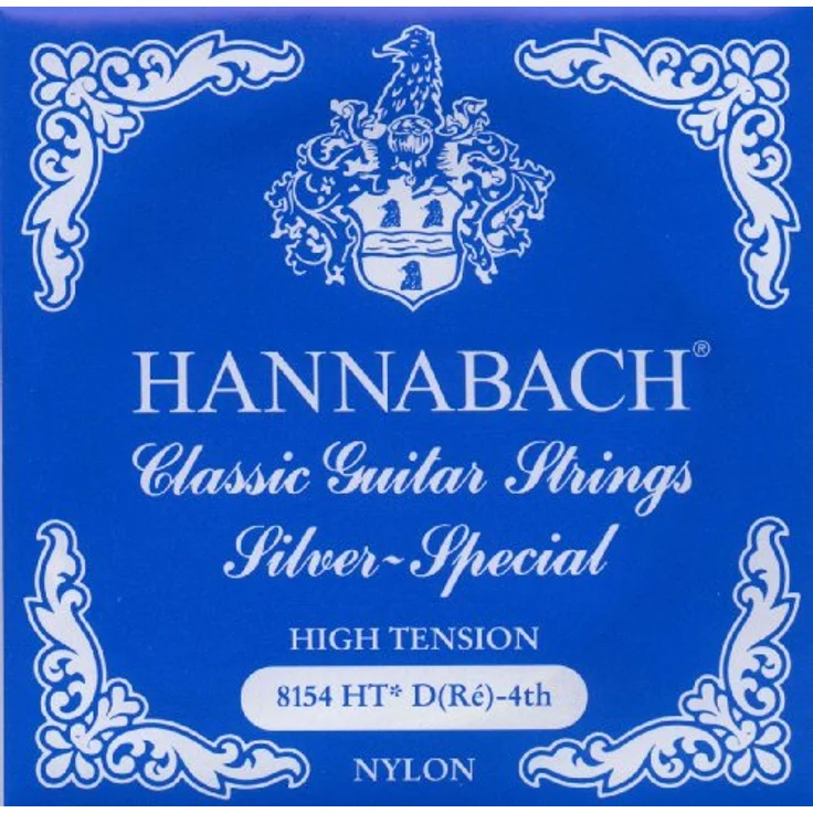 Hannabach Saiten für Klassikgitarre Serie 815 D4 High Tension Silver Special, hochwertige Allzweck-Saiten, Made in Germany – Bild 1