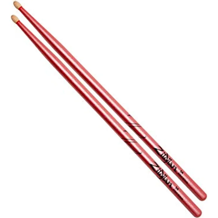Zildjian 5A Chroma Pink, Hickory Drumsticks in metallic pink, 406mm Länge, 14,2mm Durchmesser