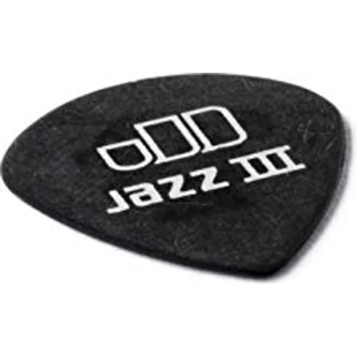 Dunlop Tortex Black Silver Jazz 50, Plektren Set mit 12 Stück, Stärke 0,50 – Bild 2