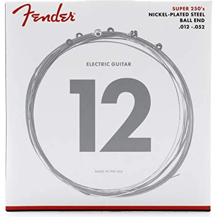 Fender 250H, Nickelsaiten für E-Gitarre, 012-52