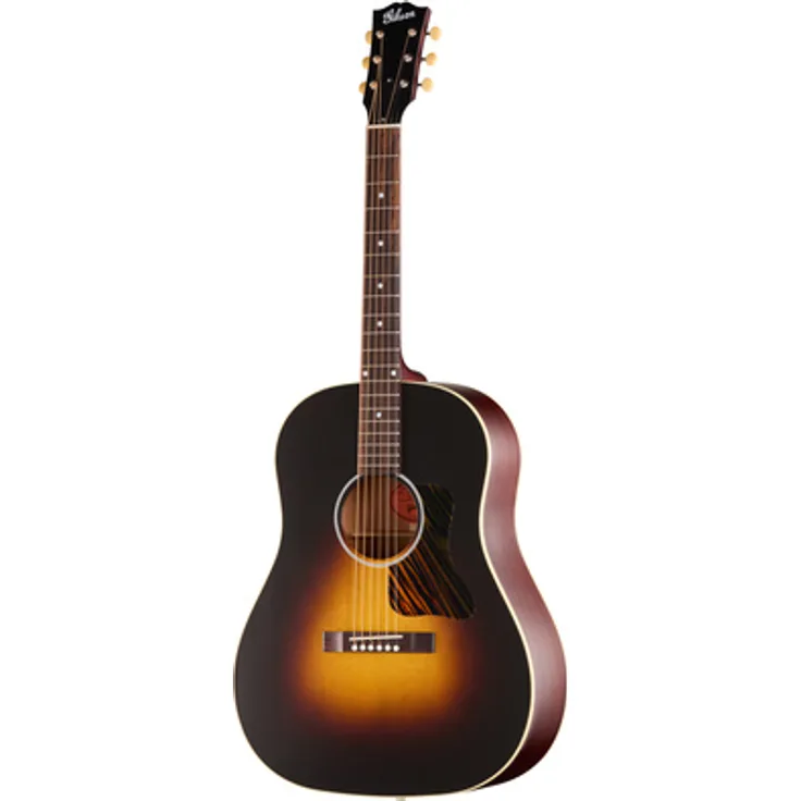 Gibson J-45 Century 12-Fret, Westerngitarre in Vintage Sunburst, massive Sitka Fichte Decke und Mahagoni Korpus