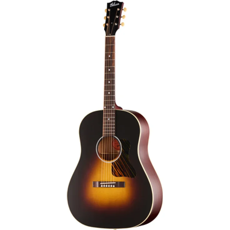 Gibson J-45 Century 12-Fret, Westerngitarre in Vintage Sunburst, massive Sitka Fichte Decke und Mahagoni Korpus