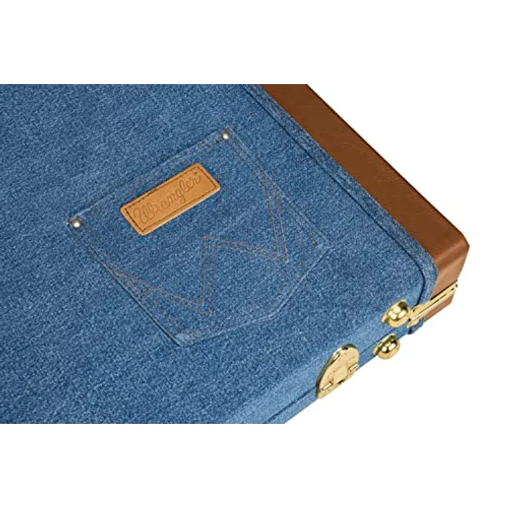 Fender XWrangler ST/T Denim Indigo, Gitarrenkoffer für Strat/Tele mit weichem Acryl Innenfutter, Denim-Ausführung – Bild 6