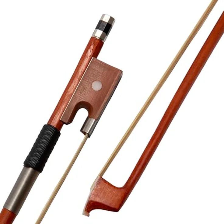 Theodore 1/2 Standard Frosch-Bogen, Geigenbogen für Schüler und Anfänger, braun