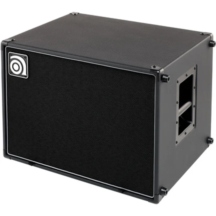 Ampeg Venture VB-210, Lautsprecherbox für Bassgitarre mit 300W RMS, 2 x 10" Neodymium Tieftöner, ultraleicht, Schwarz Carbon Fiber Tolex