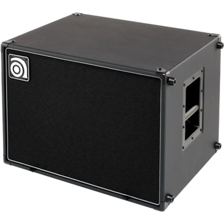 Ampeg Venture VB-210, Lautsprecherbox für Bassgitarre mit 300W RMS, 2 x 10" Neodymium Tieftöner, ultraleicht, Schwarz Carbon Fiber Tolex